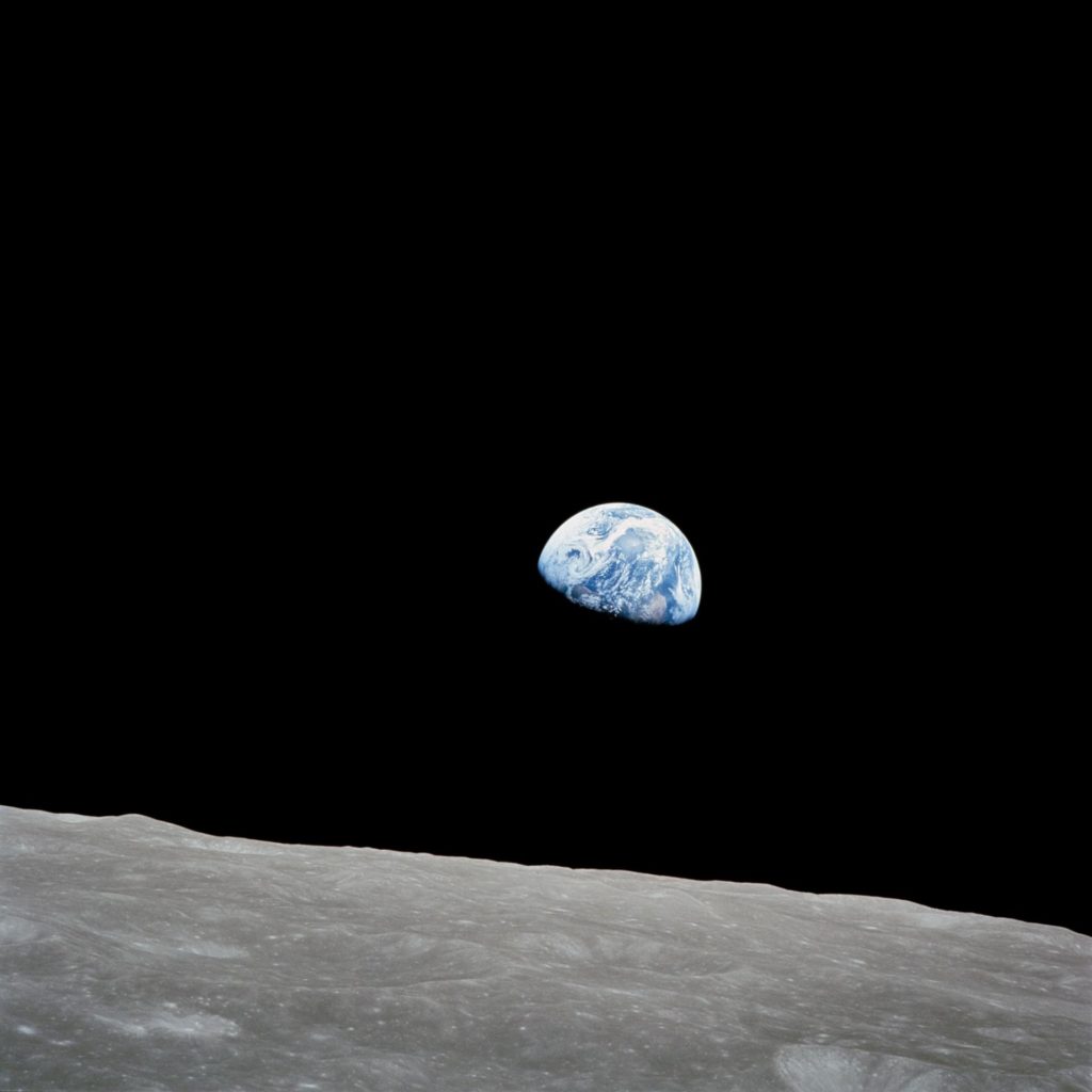 A Föld felkelte a Holdról az Apollo-8 fedélzetéről