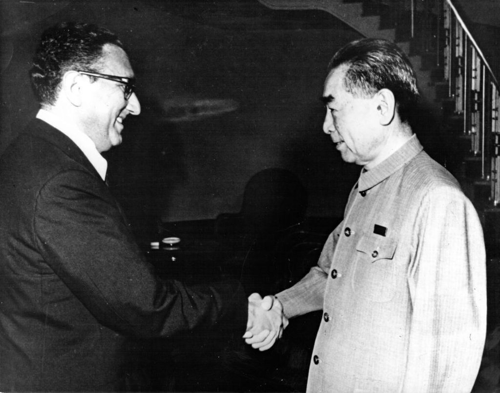 Kissinger és Csou En-laj Pekingben 1971 júliusában
